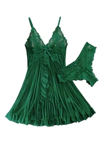 Nightgown, Army Green (size M)